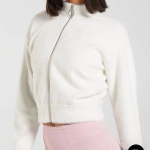 WHITNEY EYELASH KNIT JACKET